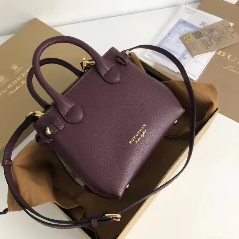 Official FirstBag Ru Baby Banner and House Burberry in The Check Leather 0526